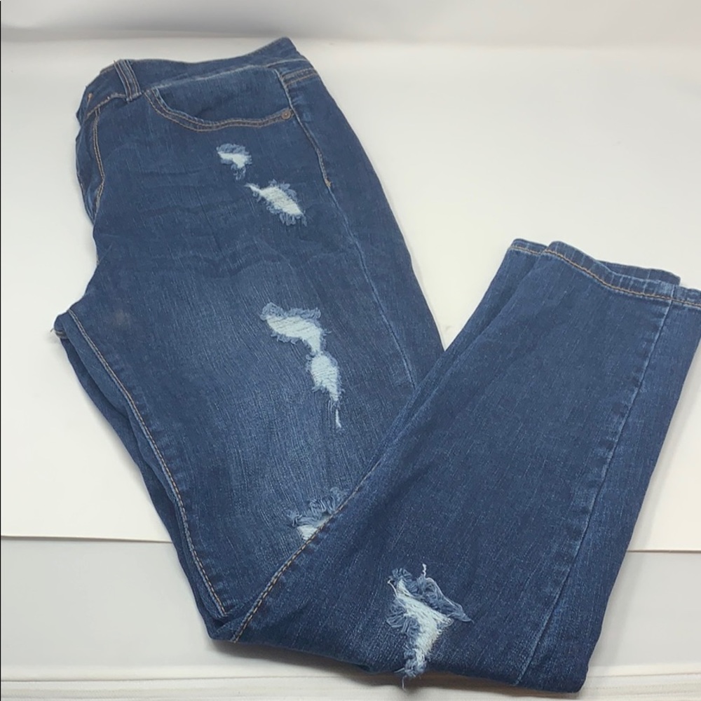 High waisted distressed skinny Jeans